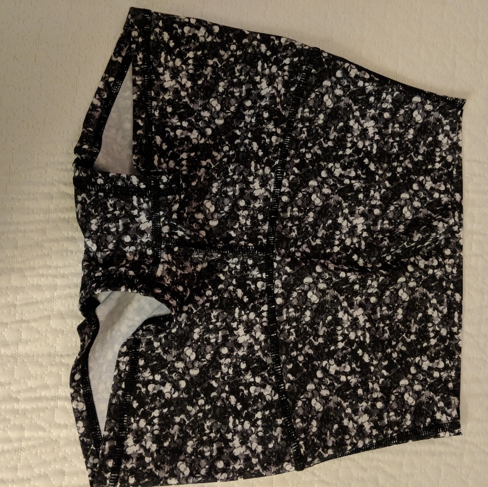 Lululemon high-waisted yoga shorts